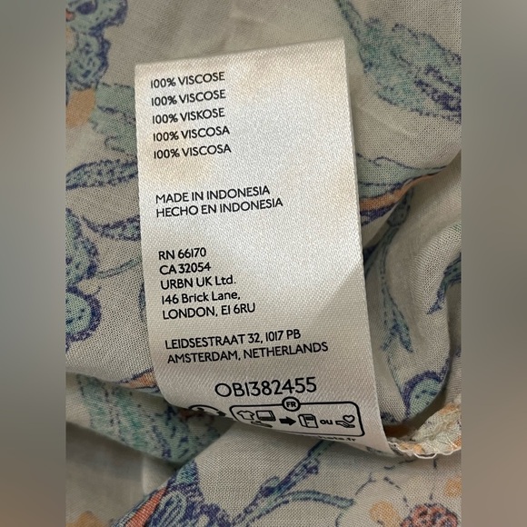 Anthropologie Pilcro The‎ Romy Relaxed Button down Blouse XXS Oversized - Picture 13 of 13